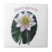 Zware geMeditterde Funny Louts Tegeltje (Voorkant)