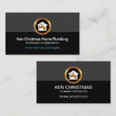 Zware grijze watersprop visitekaartje (Voorkant / Achterkant)