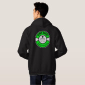 Zware handen WC-trui  Hoodie (Achterkant volledig)