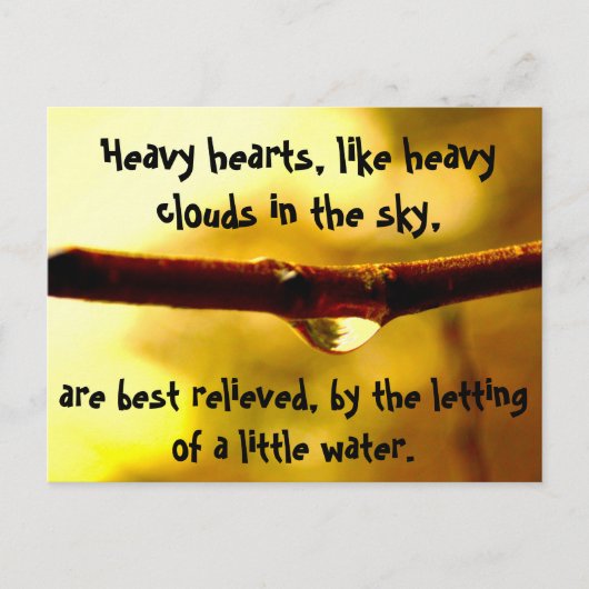 Zware harten briefkaart (Voorkant)