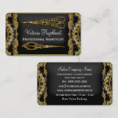 Zware Hazelhurst Double Scissor 3,5 x 2,0 inch Ron Visitekaartje (Voorkant / Achterkant)