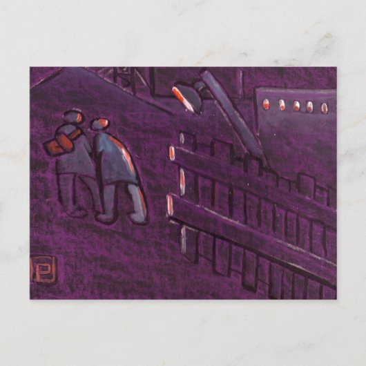 ZWARE INDUSTRIE BRIEFKAART (Voorkant)