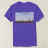 Zware industriefabriek met treintanks t-shirt (Design voorkant)