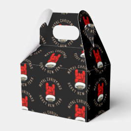 Zware kerst met metalen bedankdoosjes