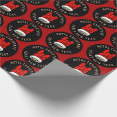 Zware kerst met metalen cadeaupapier (Hoek)