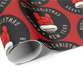 Zware kerst met metalen cadeaupapier (Rol Hoek)