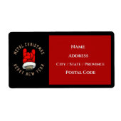 Zware kerst met metalen etiket (Voorkant)