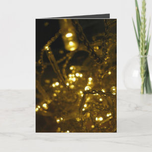 Zware kerst met metalen feestdagen kaart