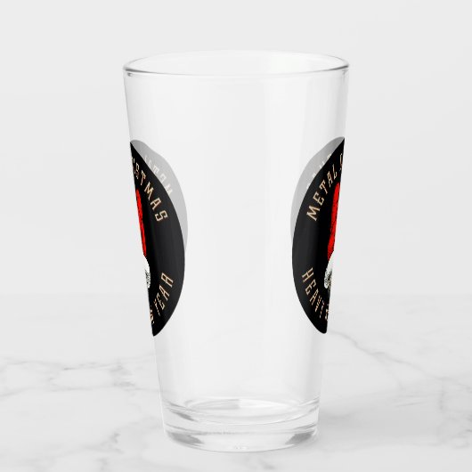 Zware kerst met metalen glas (Rechts)