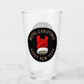 Zware kerst met metalen glas (Voorkant)