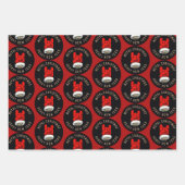 Zware kerst met metalen inpakpapier vel (Voorkant 2)