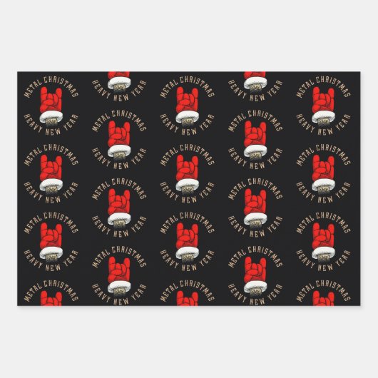 Zware kerst met metalen inpakpapier vel (Voorkant)