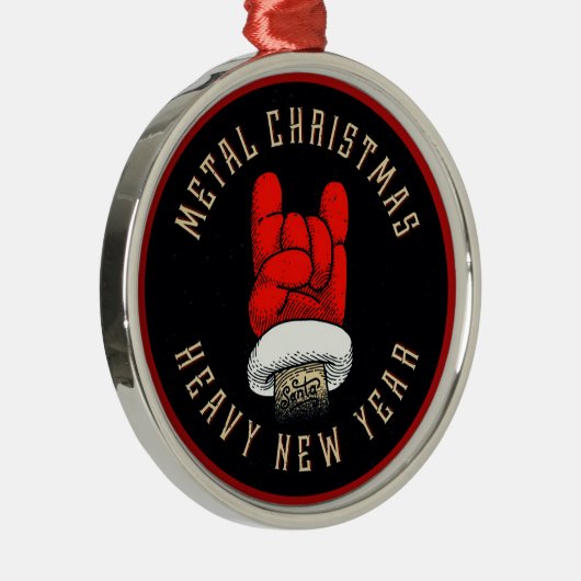 Zware kerst met metalen metalen ornament (Rechts)