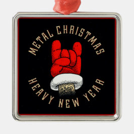 Zware kerst met metalen metalen ornament