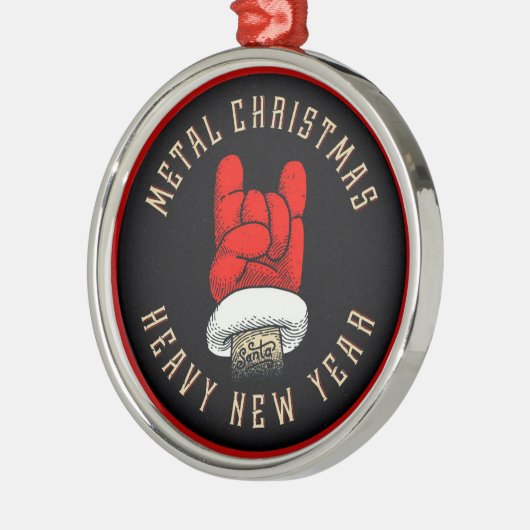 Zware kerst met metalen metalen ornament (Links)