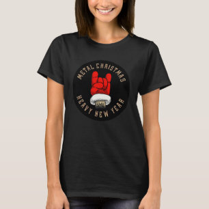Zware kerst met metalen t-shirt