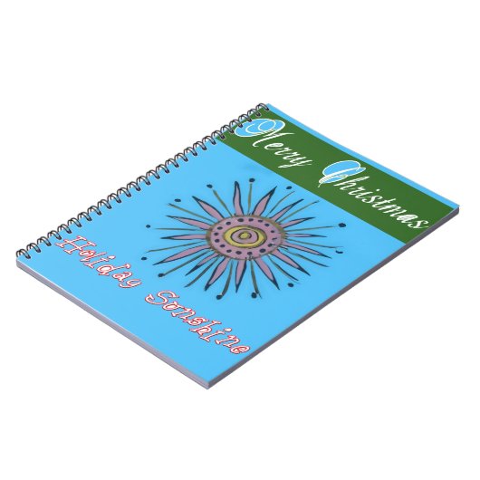 Zware kerstfeestdag notitieboek (Linkerzijde)