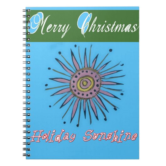 Zware kerstfeestdag notitieboek (Voorkant)