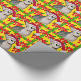 Zware kerstfeestdag zonder hapje cadeaupapier