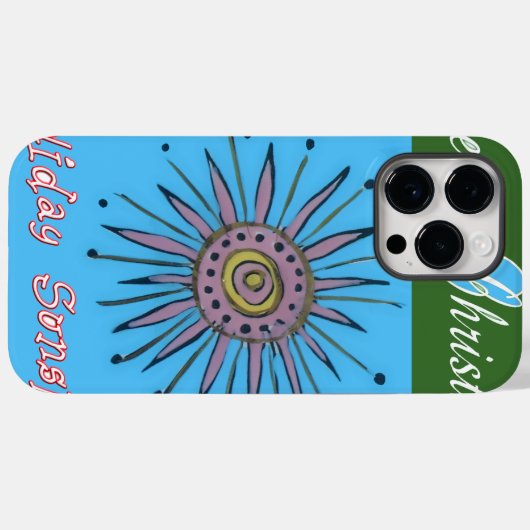 Zware kerstfeestdag, zonneschijn.png Case-Mate iPhone case (Achterkant (horizontaal))