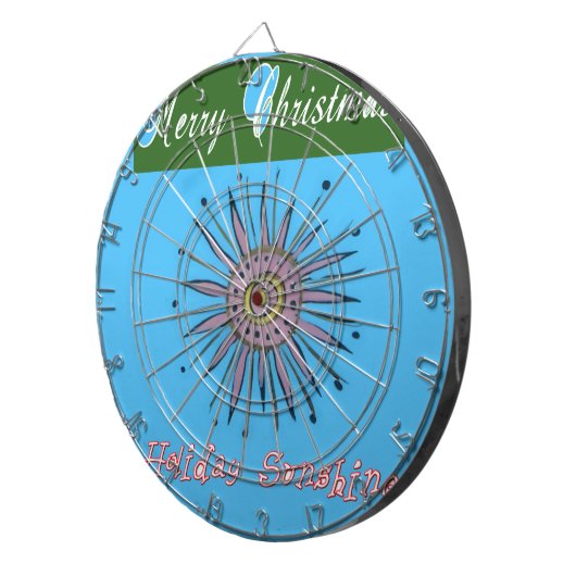 Zware kerstfeestdag, zonneschijn.png dartbord (Voorkant Rechts)