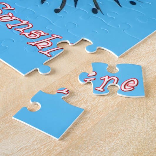 Zware kerstfeestdag, zonneschijn.png legpuzzel (Zijkant)