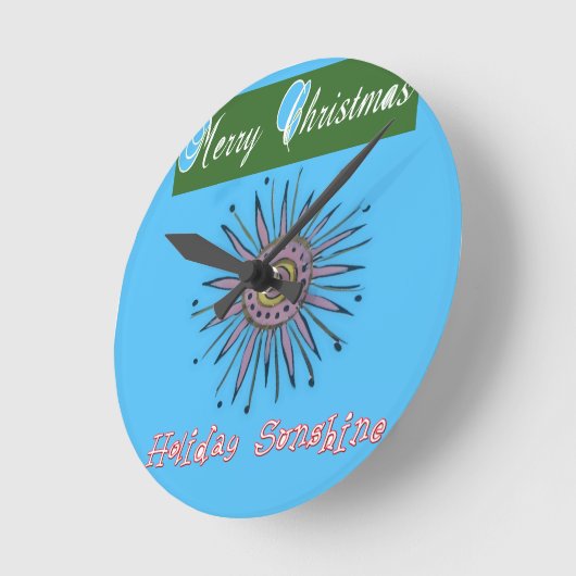 Zware kerstfeestdag, zonneschijn.png ronde klok (Hoek)