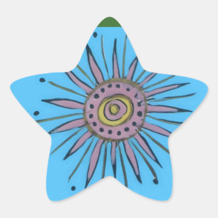 Zware kerstfeestdag, zonneschijn.png ster sticker