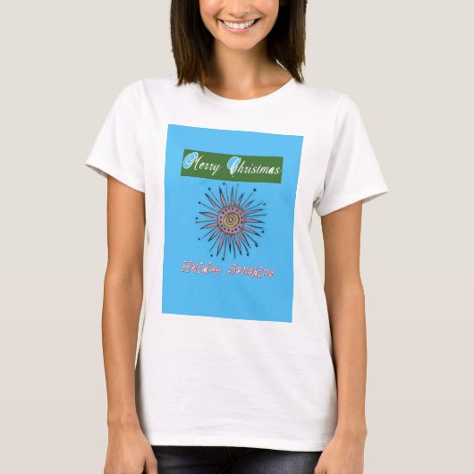 Zware kerstfeestdag, zonneschijn.png t-shirt (Voorkant)