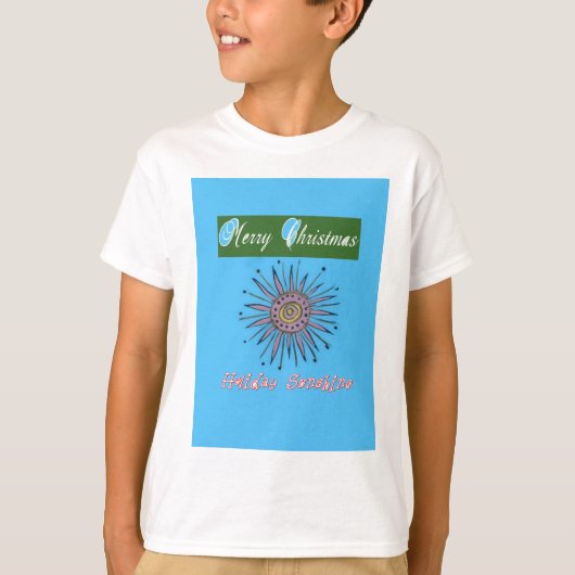 Zware kerstfeestdag, zonneschijn.png t-shirt (Voorkant)
