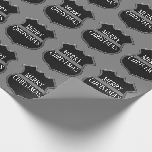 Zware kerstkaarten cadeaupapier (Hoek)