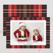 Zware kerstkaartje voor de Feestdagen Feestdagenkaart (Voorkant / Achterkant)