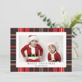 Zware kerstkaartje voor de Feestdagen Feestdagenkaart (Staand voorkant)