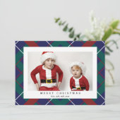 Zware kerstkaartje voor de Feestdagen Feestdagenkaart (Staand voorkant)