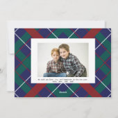 Zware kerstkaartje voor de Feestdagen Feestdagenkaart (Achterkant)