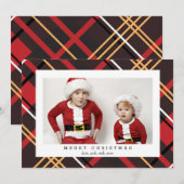 Zware kerstkaartje voor de Feestdagen Feestdagenkaart (Voorkant / Achterkant)