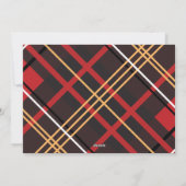 Zware kerstkaartje voor de Feestdagen Feestdagenkaart (Achterkant)