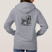 Zware Kruisarcering Olifant Hoodie (Achterkant)
