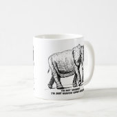 Zware Kruisarcering Olifant Koffiemok (Voorkant rechts)