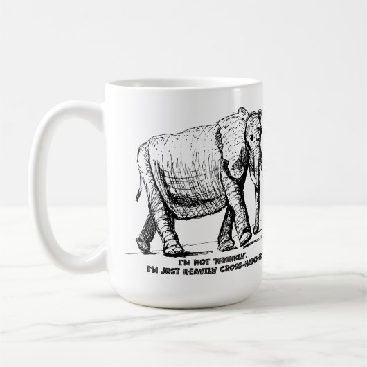 Zware Kruisarcering Olifant Koffiemok (Links)