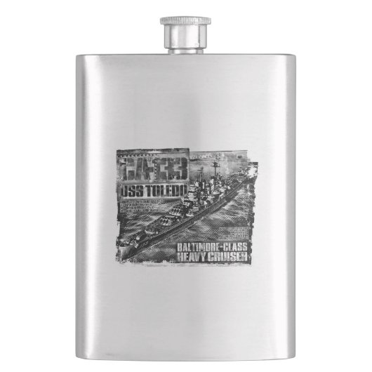 Zware kruiser Toledo Flask Flacon (Voorkant)