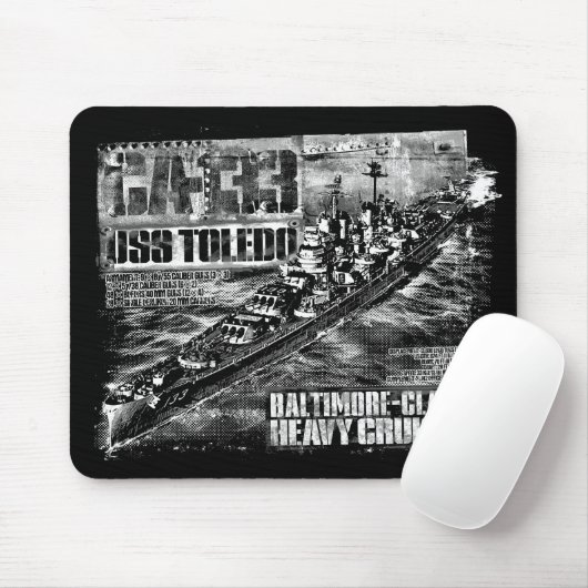 Zware kruiser Toledo Muismat (Met muis)