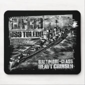 Zware kruiser Toledo Muismat (Voorkant)