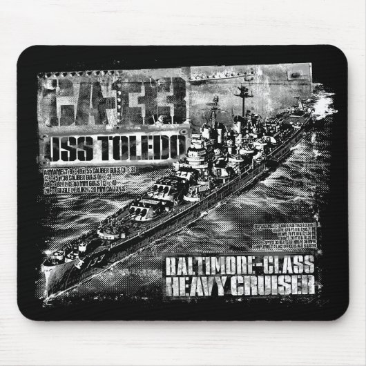 Zware kruiser Toledo Muismat (Voorkant)