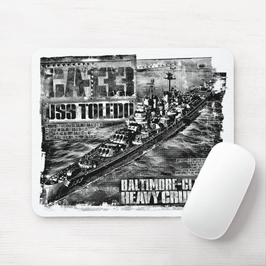 Zware kruiser Toledo Muismat (Met muis)