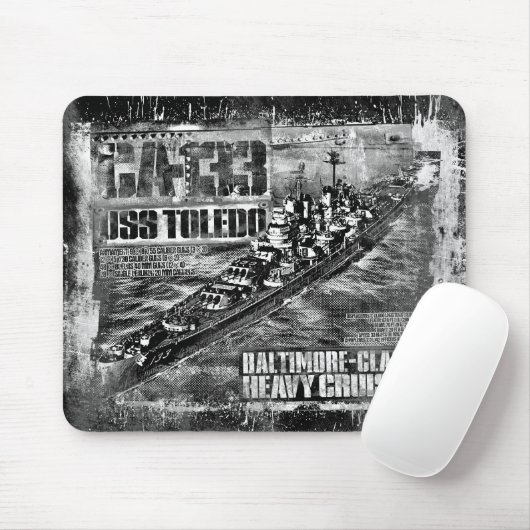 Zware kruiser Toledo Muismat (Met muis)