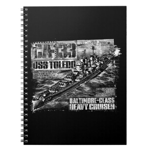 Zware kruiser Toledo Notitieboek (Voorkant)
