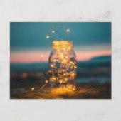 Zware lichten Jar, Kerstmis, Dank u, zomer Feestdagenkaart (Voorkant)