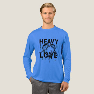 Zware Liefde - Druppelend Hart & Kettingen Gothic  Tri-Blend Shirt