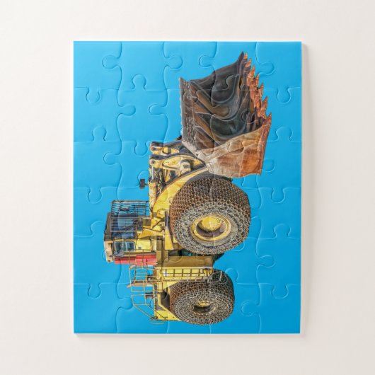 Zware machine Puzzle Legpuzzel (Verticaal)